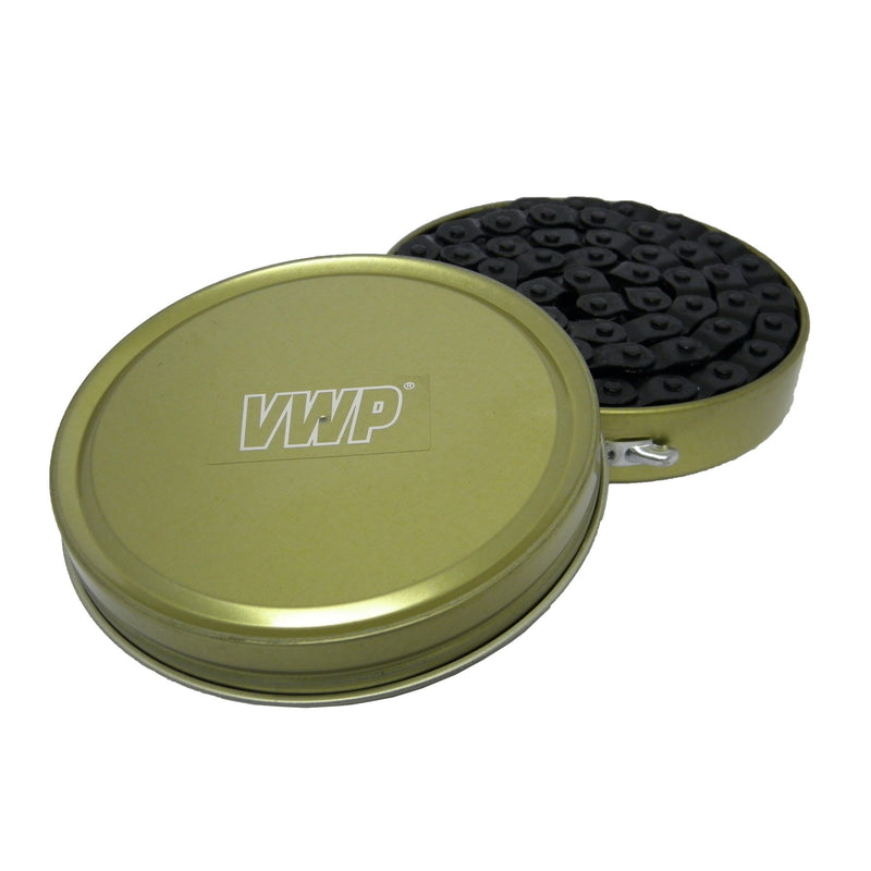 Load image into Gallery viewer, Vwp ketting 1 2-1 8 102 bmx fs teflon coated (in blik) zwart