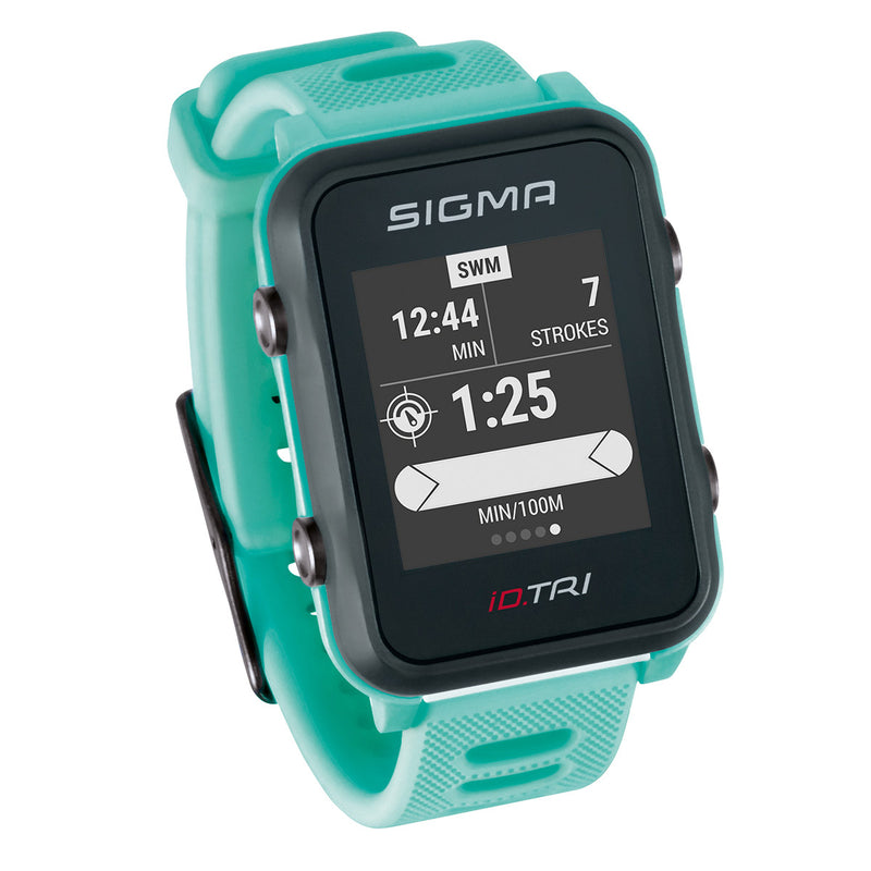 Load image into Gallery viewer, SIGMA Id.tri sporthorloge neon mint basic zs hartsl gps acti ant+ ble