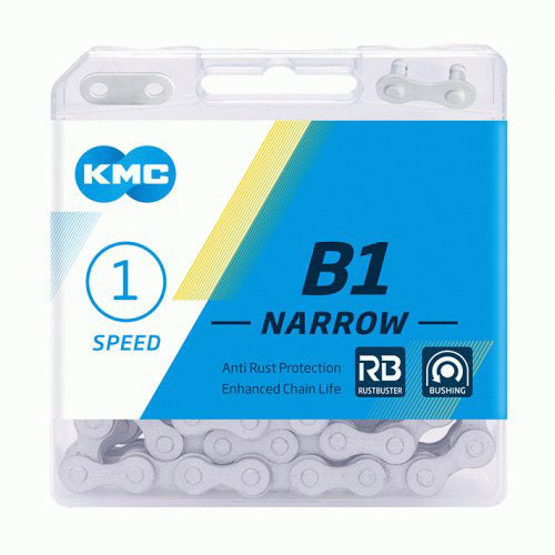 Afbeelding laden in galerijviewer, KMC Ketting 1 2x3 32 112s B1 Narrow RB mat zilver 5 6v