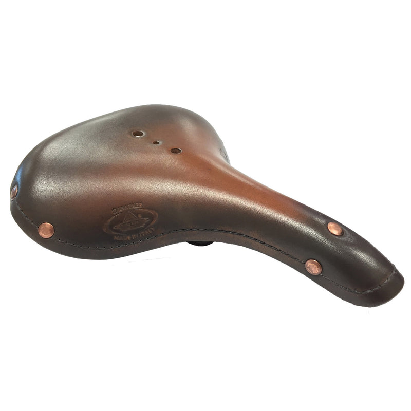 Load image into Gallery viewer, Selle monte grappa monte grappa zadel old frontiers classic leer d-bruin