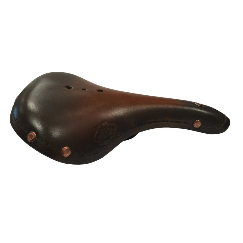 Load image into Gallery viewer, Selle monte grappa monte grappa zadel old frontiers classic leer d-bruin