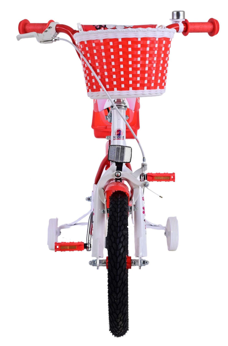 Load image into Gallery viewer, Volare Lovely Kinderfiets Meisjes 14 inch Rood Wit
