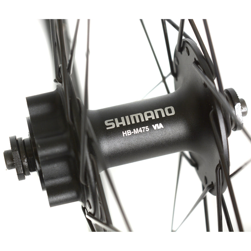 Load image into Gallery viewer, Velox voorwiel 28 gravel 19 shimano m475 disc 100mm qr