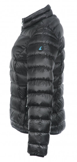 Load image into Gallery viewer, Alvivo Outdoorjack Helsinki dames nylon dons zwart maat 3XL