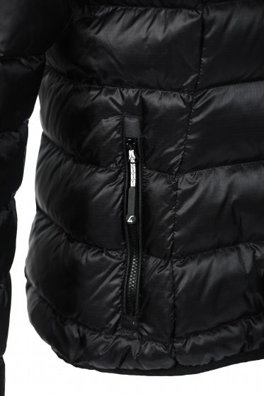 Load image into Gallery viewer, Alvivo Outdoorjack Helsinki dames nylon dons zwart maat 3XL