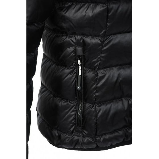 Load image into Gallery viewer, Alvivo Outdoorjack Helsinki dames nylon dons zwart maat XS