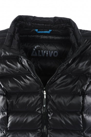 Load image into Gallery viewer, Alvivo Outdoorjack Helsinki dames nylon dons zwart maat 3XL