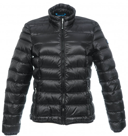 Load image into Gallery viewer, Alvivo Outdoorjack Helsinki dames nylon dons zwart maat 3XL