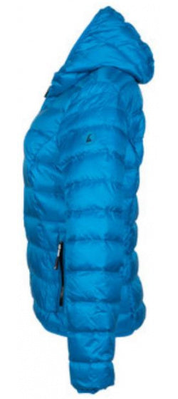 Afbeelding laden in galerijviewer, Alvivo Outdoorjas Aberdeen dames nylon blauw zwart maat 3XL