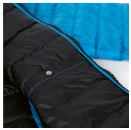 Afbeelding laden in galerijviewer, Alvivo Outdoorjas Aberdeen dames nylon blauw zwart maat 3XL
