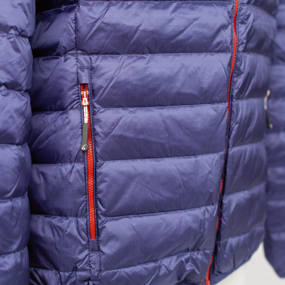 Load image into Gallery viewer, Alvivo Outdoorjas Workuta heren nylon blauw rood mt XS