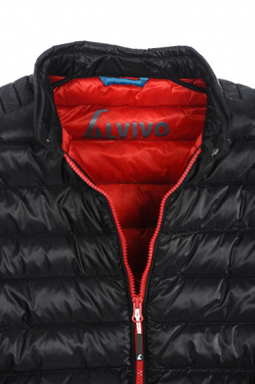 Afbeelding laden in galerijviewer, Alvivo Outdoorjas Workuta heren nylon zwart rood maat XS