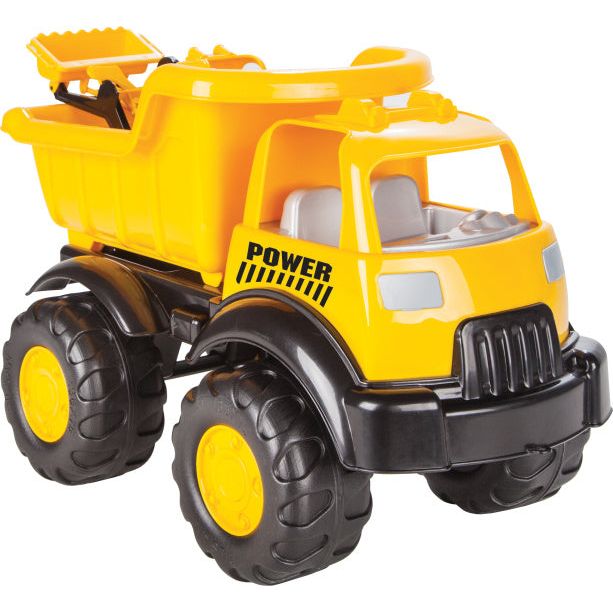 Load image into Gallery viewer, Pilsan Vrachtwagen met loader geel zwart 2-delig