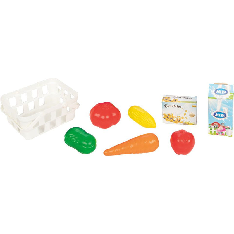 Load image into Gallery viewer, Pilsan Speelgoed supermarktset paars 25-delig