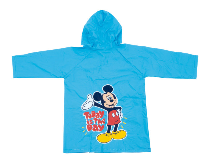 Afbeelding laden in galerijviewer, Arditex Regenjas Mickey Today is The Day junior PVC lichtblauw maat 4 jaar