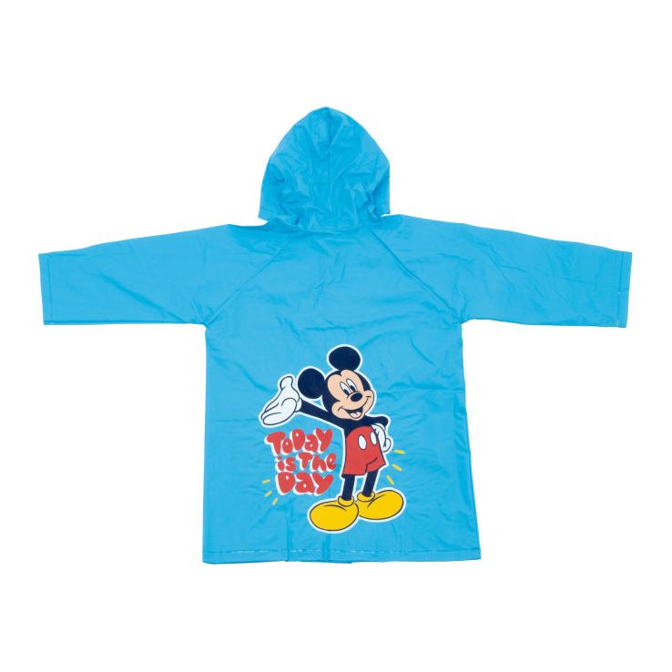 Afbeelding laden in galerijviewer, Arditex Regenjas Mickey Today is The Day junior PVC lichtblauw maat 6 jaar