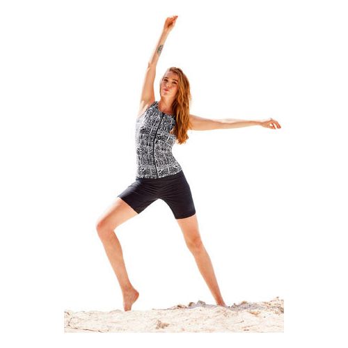 Load image into Gallery viewer, Beco Tanktop BEsuit dames polyamide zwart wit D-cup maat 36
