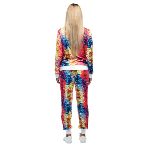 Load image into Gallery viewer, Boland Disco babe trainingspak dames multicolor maat M