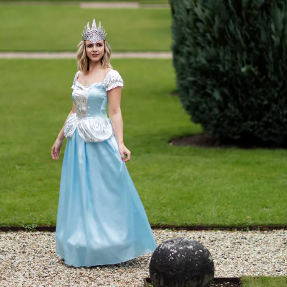 Load image into Gallery viewer, Boland Prinses Maribel verkleedjurk dames blauw maat 40 42