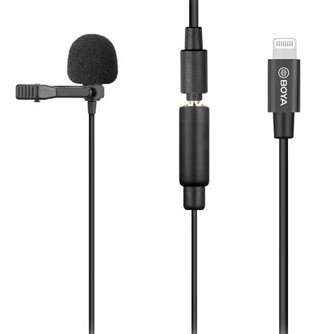 Load image into Gallery viewer, Boya Clip-on Lavalier Microfoon BY-M2 voor iOS
