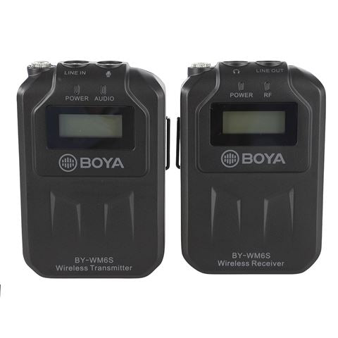 Load image into Gallery viewer, Boya UHF Duo Lavalier Microfoon Draadloos BY-WM6S