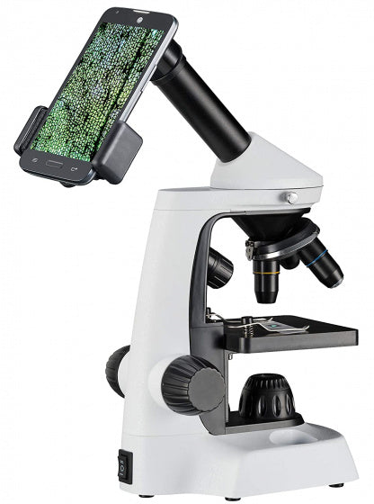 Load image into Gallery viewer, Bresser Microscoop 40x-2000x junior 30 cm staal wit 8-delig