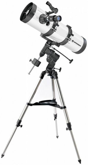 Load image into Gallery viewer, Bresser Spiegeltelescoop 130 650 EQ3 aluminium 8-delig wit