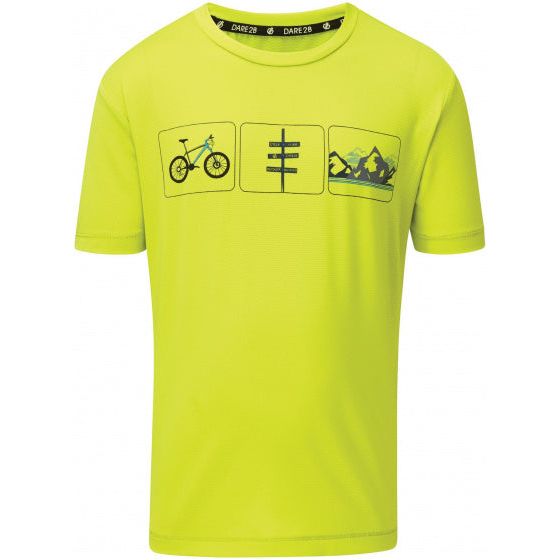 Load image into Gallery viewer, Dare 2b T-shirt Rightful junior polyester lime maat 140