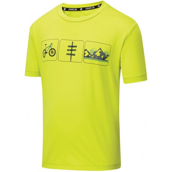 Load image into Gallery viewer, Dare 2b T-shirt Rightful junior polyester lime maat 140
