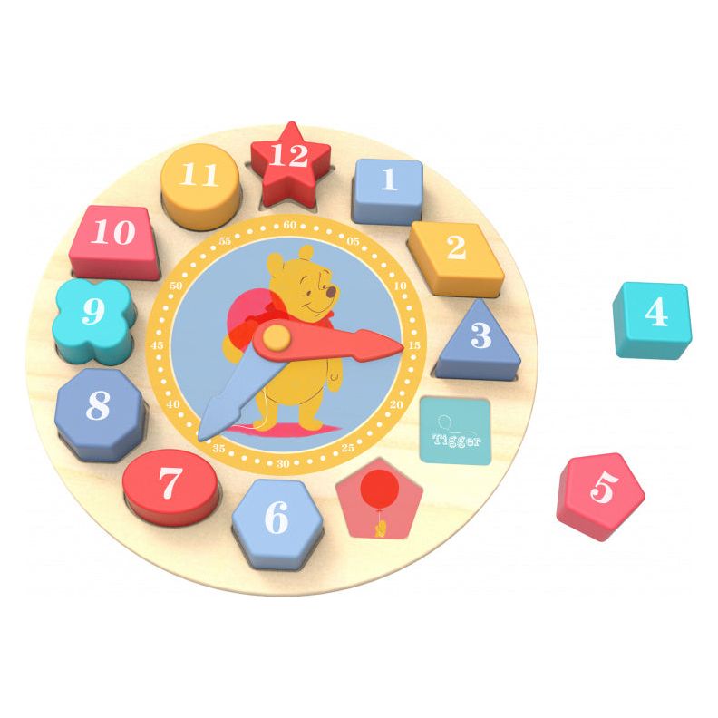 Load image into Gallery viewer, Tooky toy The Pooh Educatieve Houten Klokpuzzel 15-delig