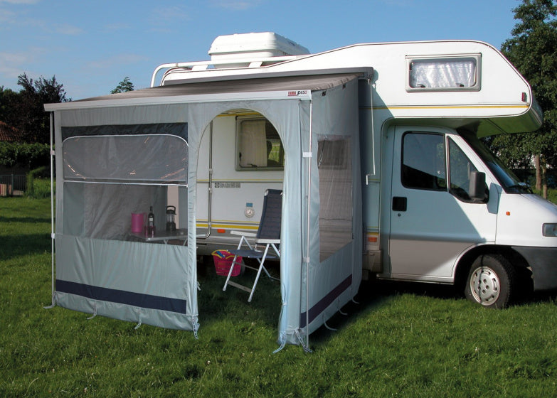 Load image into Gallery viewer, Eurotrail Luifeltent Narvik 350 220 x 230 cm polyester grijs