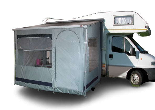 Load image into Gallery viewer, Eurotrail Luifeltent Narvik 350 220 x 230 cm polyester grijs