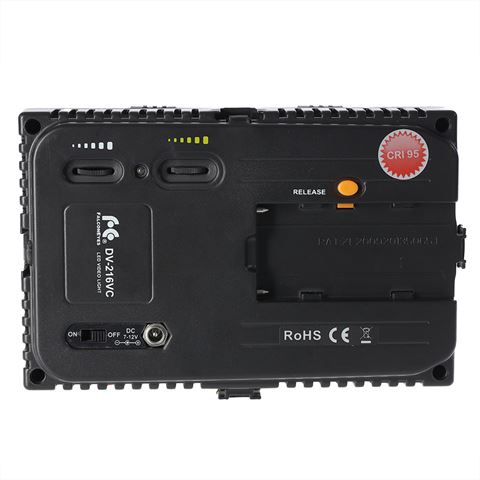Load image into Gallery viewer, Falcon Eyes Bi-Color LED Lamp Set Dimbaar DV-216VC-K2 incl. Accu
