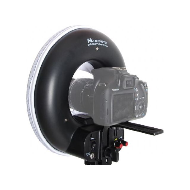 Load image into Gallery viewer, Falcon Eyes Bi-Color LED Ringlamp Dimbaar DVR-300DVC op 230V