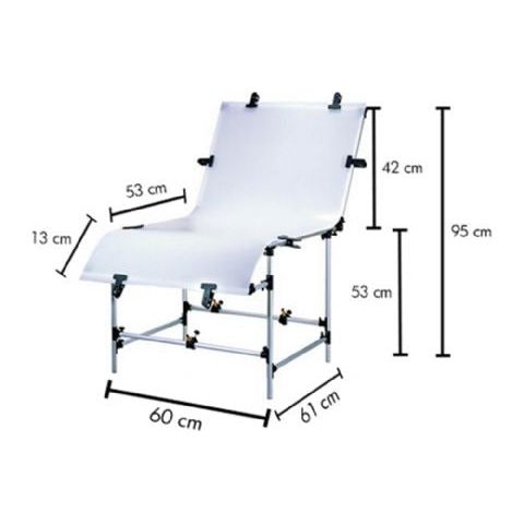 Load image into Gallery viewer, Falcon Eyes Opnametafel ST-0613T 60x130