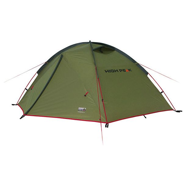 Load image into Gallery viewer, High peak Koepeltent Specht 3-persoons 340 x 190 x 110 cm groen