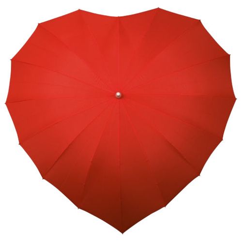 Load image into Gallery viewer, Falcone Paraplu hartvormig 110 cm polyester rood