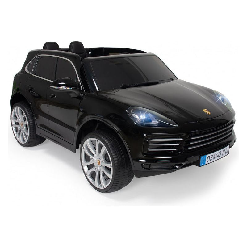 Load image into Gallery viewer, Injusa Porsche Cayenne S Elektrische Kinderauto 12V Zwart