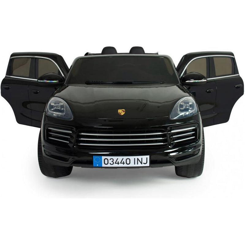 Load image into Gallery viewer, Injusa Porsche Cayenne S Elektrische Kinderauto 12V Zwart