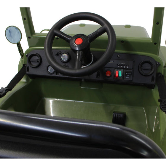 Load image into Gallery viewer, Jamara Willys MB Jeep 12V accuvoertuig legergroen