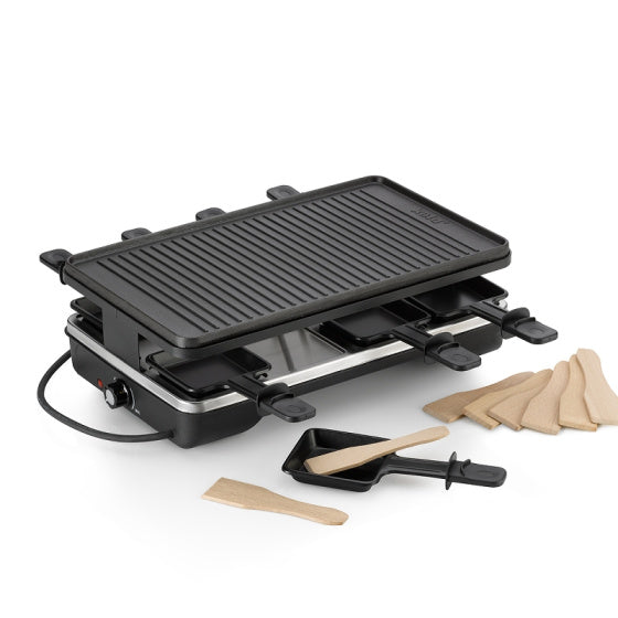 Load image into Gallery viewer, Kela Geneva gourmet raclette 8 personen zwart