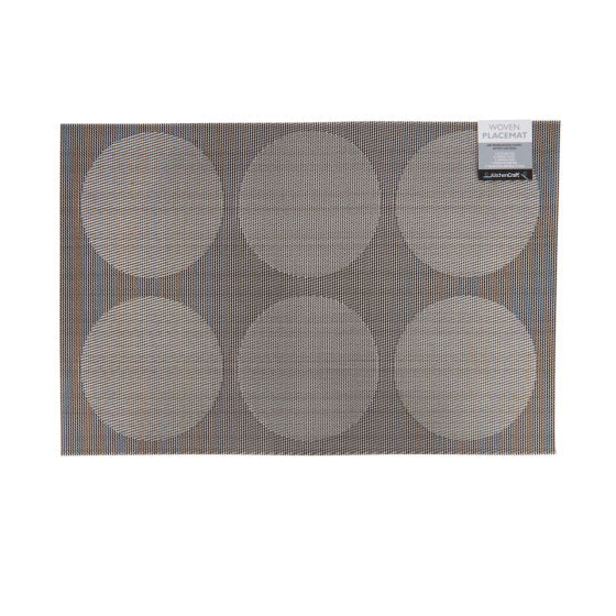 Load image into Gallery viewer, Kitchencraft Placemat 30 x 45 cm PVC polyester zilvergrijs
