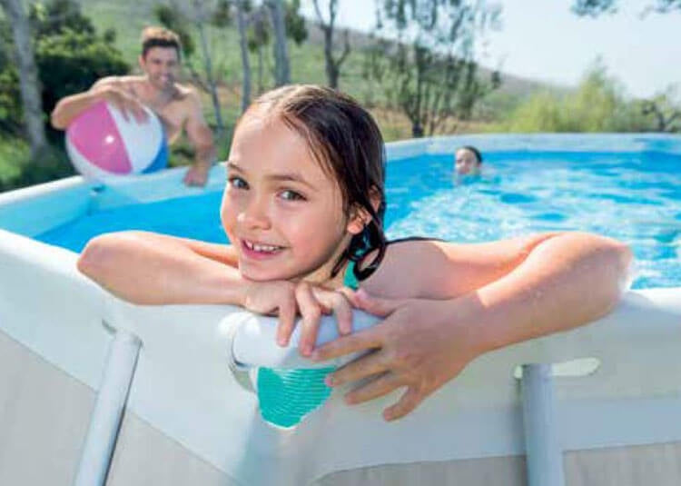 Load image into Gallery viewer, Intex Prism Oval Frame zwembad 610 x 305 x 122 cm