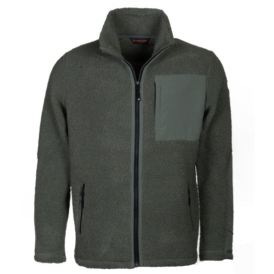Load image into Gallery viewer, Life line Artic Sherpa Fleece Jack heren groen maat 4XL