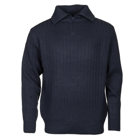 Load image into Gallery viewer, Life line PL Kotterstrui heren knit half zip blauw maat M