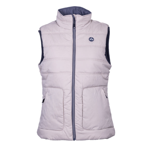 Load image into Gallery viewer, Life line Tully Fake Down bodywarmer dames beige maat M