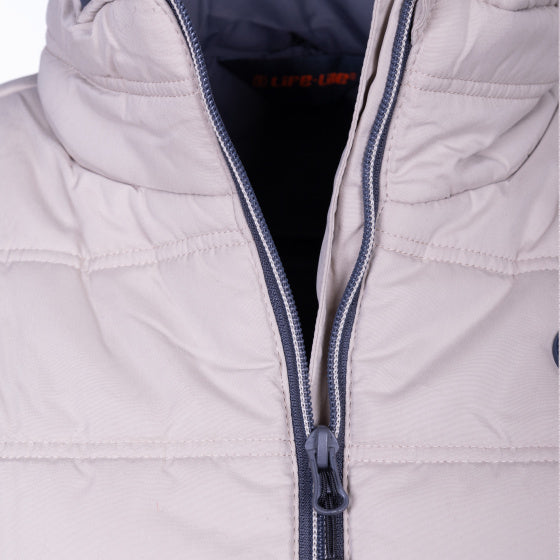 Load image into Gallery viewer, Life line Tully Fake Down bodywarmer dames beige maat 3XL