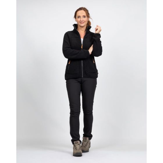 Load image into Gallery viewer, Life line Wendy fleecevest dames zwart maat 4XL