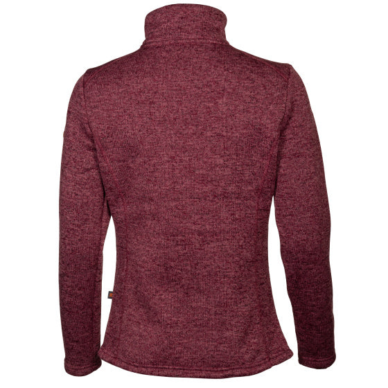 Load image into Gallery viewer, Life line Willemijn fleecevest dames bordeaux maat XL