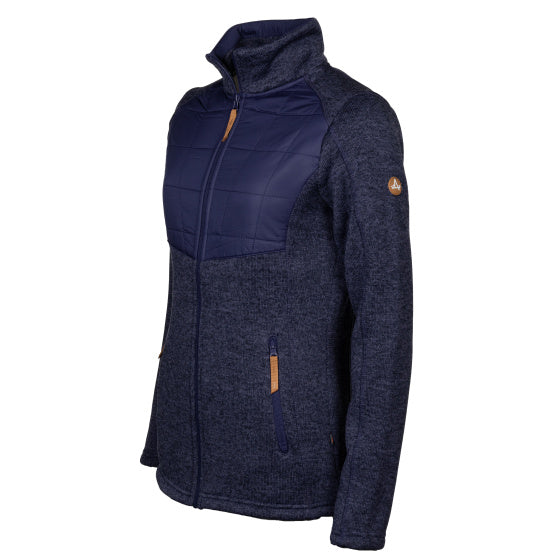 Load image into Gallery viewer, Life line Willemijn fleecevest dames donkerblauw maat M
